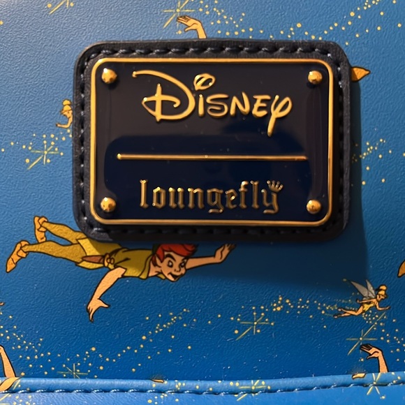 Loungefly Disney Peter Pan and Tinker Bell AOP Mini Backpack - Picture 9 of 10